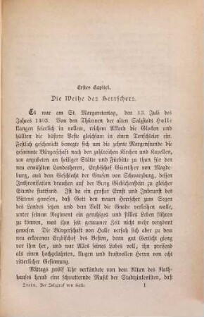 Der Salzgraf von Halle : ein Städtebild aus dem Anfang des 15. Jahrhunderts