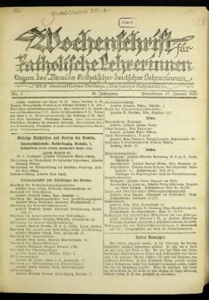 Wichtige Anschriften und Konten des Vereins