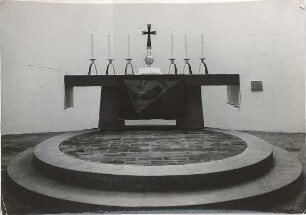 Gulbransson, Olaf Andreas ; Schliersee; Christuskirche - Altartisch (Ansicht)