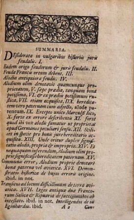 Selecta Feudalia Thomasiana, [1]