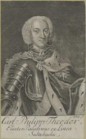 Bildnis des Carl Philipp Theodor, Kurfürst von Pfalz