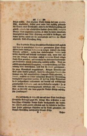 Pro Memoria. So wie der gegen die Chur-Sächßischen Lande Königl. Preußischer Seits verhängte feindliche Ueberzug, und dadurch zugleich mitten in Teutschland begangene Friedens-Bruch, gleich Anfangs und bey seiner nachherigen Fürdauer mit enormsten Thätlichkeiten begleitet gewesen ... : [Regenspnrg[!], den 17. November. 1756.]