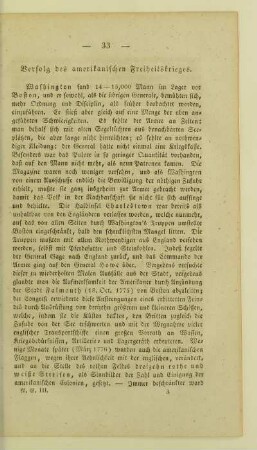 Verfolg des amerikanischen Freiheitskrieges