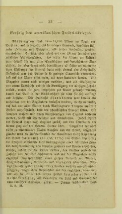 Verfolg des amerikanischen Freiheitskrieges
