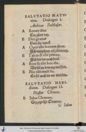 Dialogus I - XXVII.