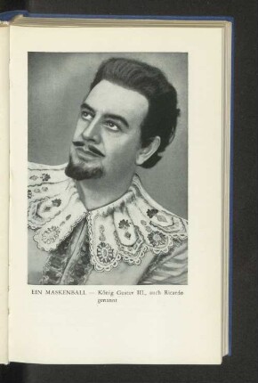 Ein Maskenball - König Gustav III., auch Ricardo genannt