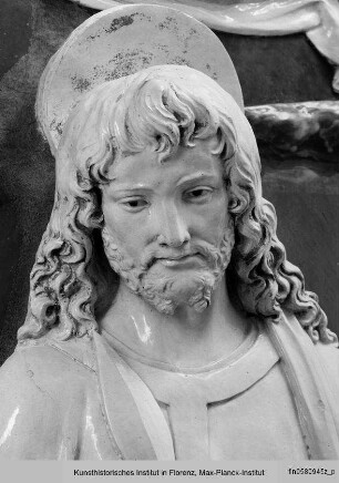 Retabel mit thronender Madonna und Heiligen