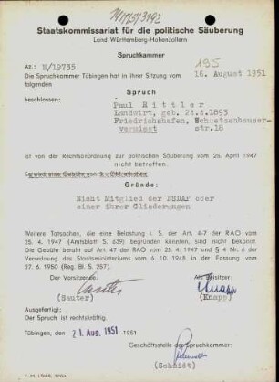 Rittler, Paul