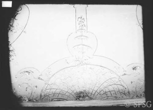 Potsdam, Stadtschloss, Arbeits- und Schlafzimmer, R.:6, Deckendetail im Arbeitsbereich.
