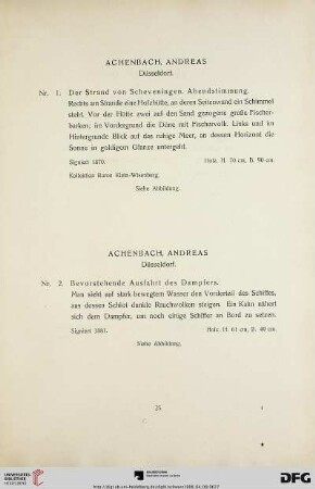 Gemälde moderner Meister (Nr. 1-56)