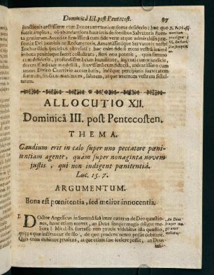 87-92, Allocutio XII.