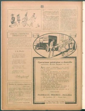 Curiosa ceremonia internacional
