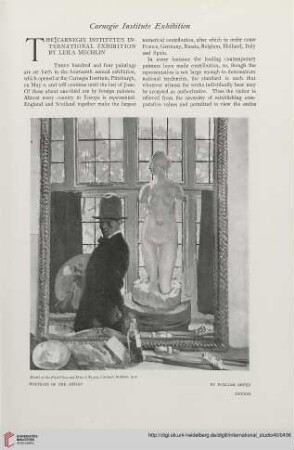 40.1910 = Nr. 160: The Carnegie Institute's international exhibition