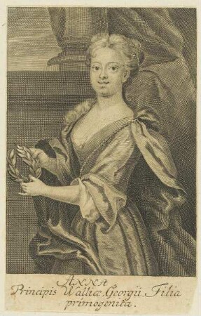Bildnis der Anna, Principis Walliae, Georgii, Filia primogenita