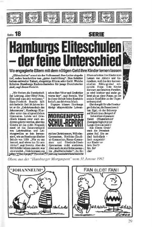 Hamburgs Eliteschulen - der feine Unterschied