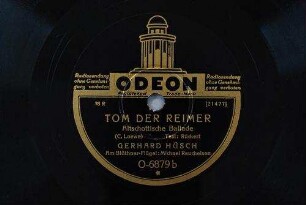 Tom der Reimer : altschottische Ballade / (C. Loewe)