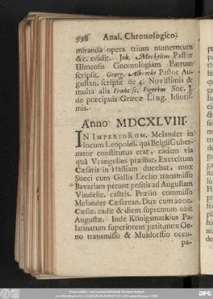 Anno MDCXLVIII.