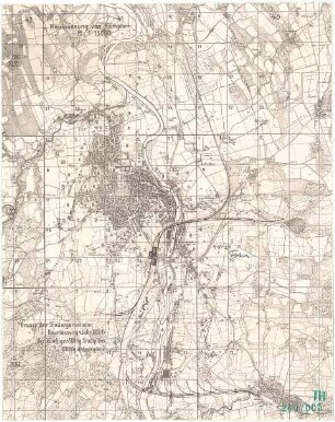 Fischer, Theodor; Kempten / Allgäu (Bayern); Generalbaulinienplan - Stadtplan