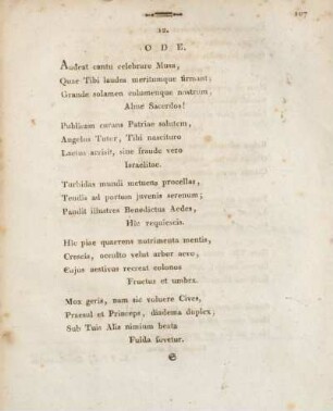 12. Ode.