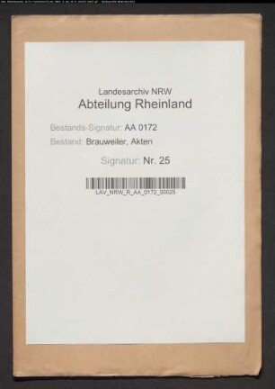Brauweiler, Herrschaft: Brauweiler Wald, Prozessstücke