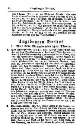 Umgebungen Berlins