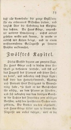 Zwölftes Kapitel.