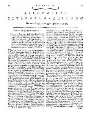 Pütter, Johann Stephan: Versuch einer akademischen Gelehrtengeschichte von der Georg-Augustus-Universität zu Göttingen. - Göttingen : Vandenhoeck & Ruprecht Tl. 2 : 1765-1788. - 1788