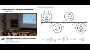 Finite volume methods, dissipative problems and long time behavior - Part 2 : Dissipative problems and long time behavior
