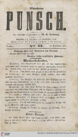 No. 43 (19. November 1848)