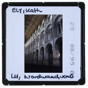 Ely, Kathedrale : Langhaus, Nordwand, von Osten