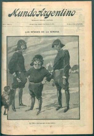 Los héroes de la semana : El Pibe. - ¡Qué pera que nos han hecho!...