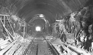 Itzelberg Brunnenkopftunnel Drainage Baukolonne