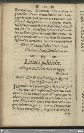 Lettere politiche
