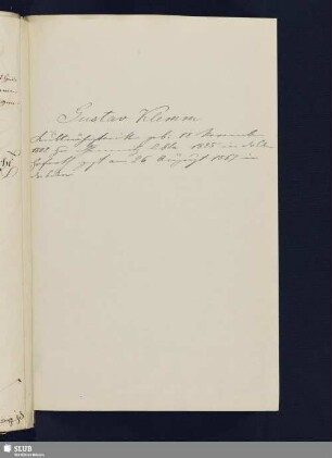 Nr. 114-116. Klemm, Gustav Friedrich