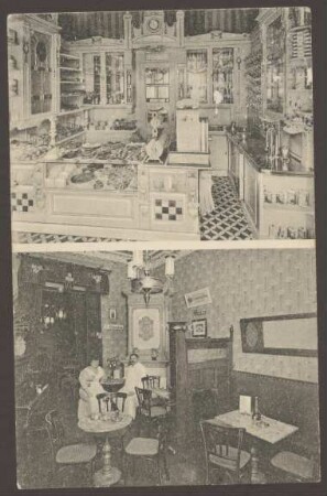 Ansichtskarte "Conditorei und Café Emil Krüger", Hasenheide 49