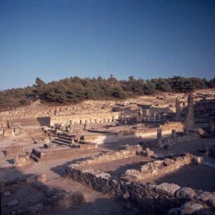 Kamiros (Rhodos). Agorá im Abendlicht. E70