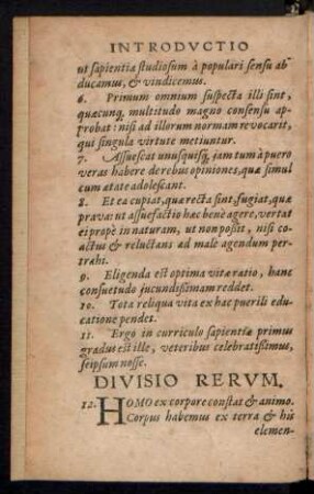 Divisio Rerum.