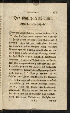 389-404, Von der Hautwassersucht. - Von der Brustwassersucht.