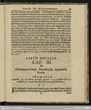 PARTIS SPECIALIS CAP. III.