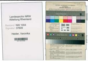 Entnazifizierung Veronika Heider , geb. 27.07.1918 (Lehrerin)