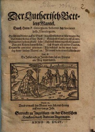 Der Lutherisch Bettlers Mantel