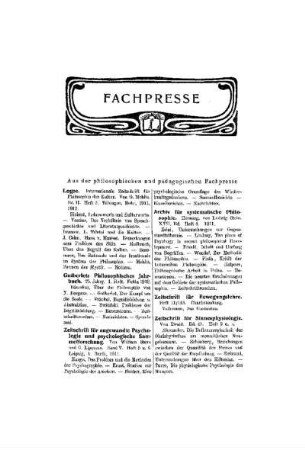 Fachpresse