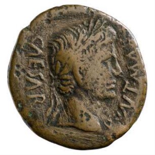 Münze, As, 15 - 10 v. Chr.