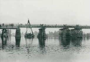 Mainbrücke - Umbau und Wiederherstellung, Offenbach, 1946