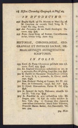 Historiae, Chronologiae, Geographiae et...