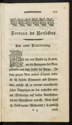 Portrait des Verfassers statt einer Einleitung.