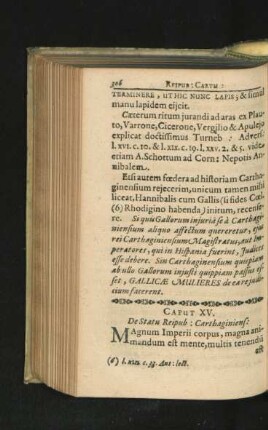 Caput XV. De Statu Reipubl.: Carthaginiens.