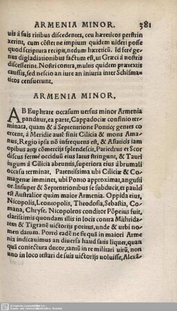 Armenia Minor.