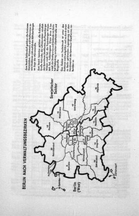 Karte: Berlin nach Verwaltungsbezirken