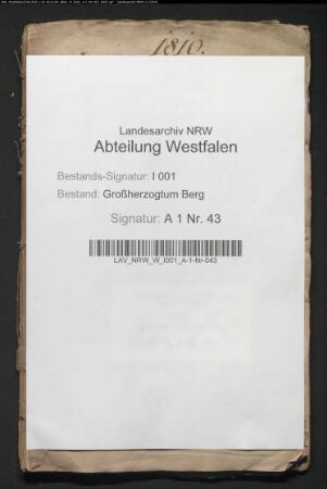 Beitreibung der rückständigen Gefälle zu den reservierten Domänen gehörig